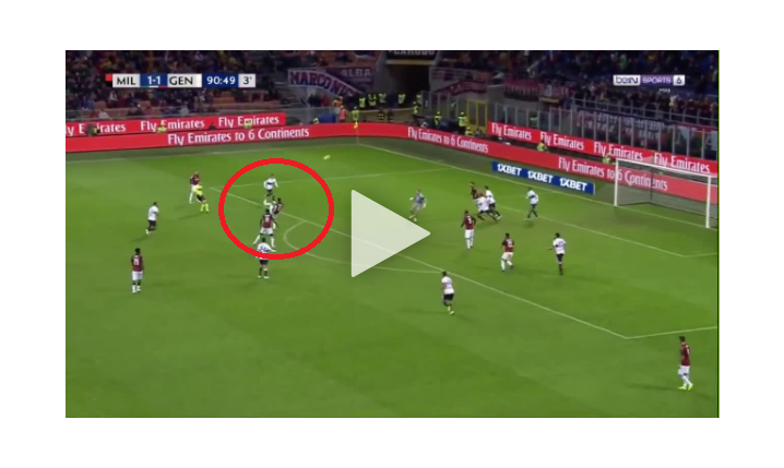 KURIOZALNY gol Milanu w doliczonym czasie gry [VIDEO]